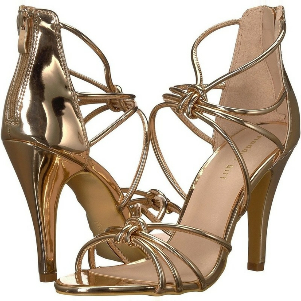 Madden Girl Rose Gold Heel Size 7.5